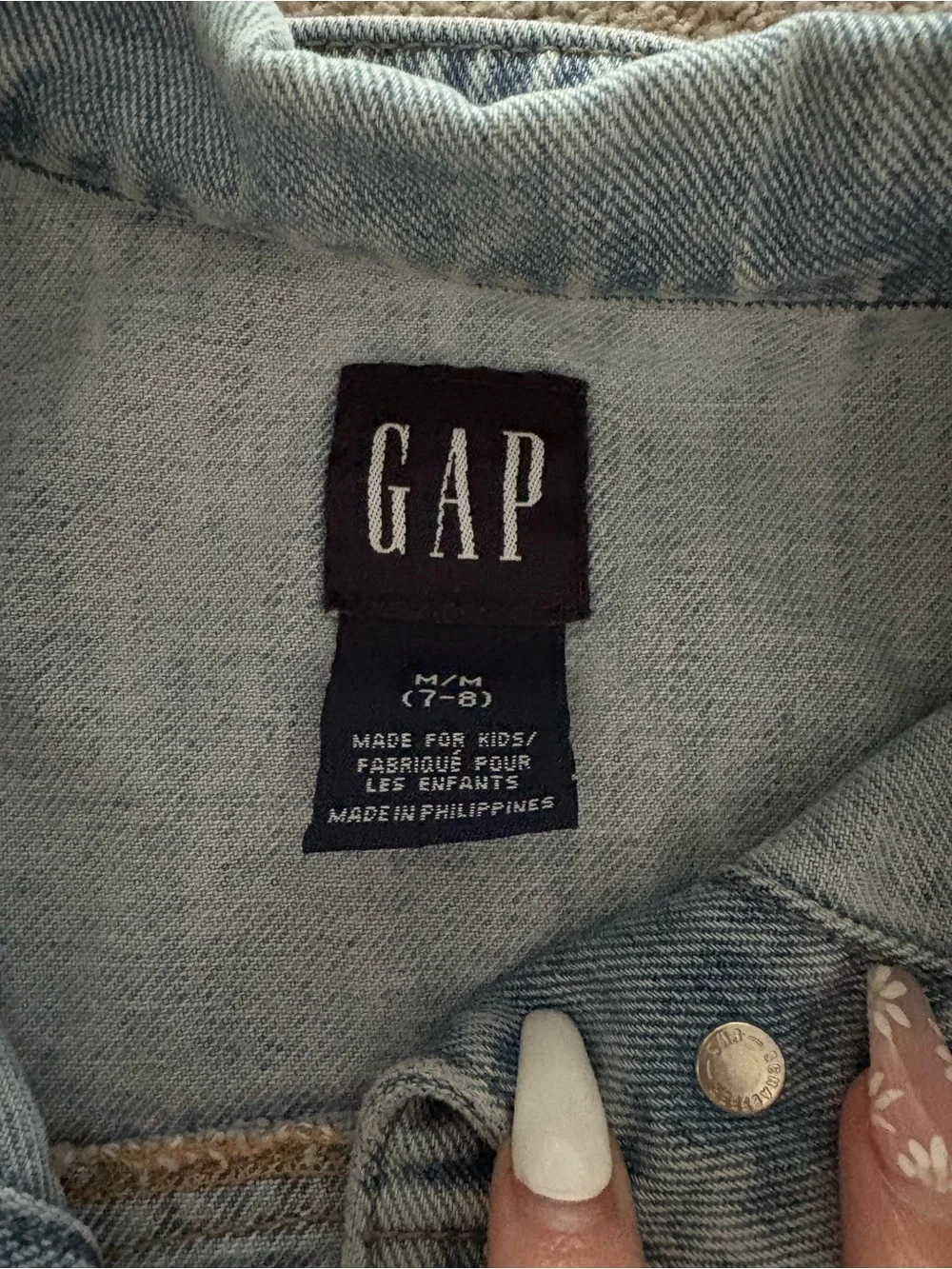 GAP Light Blue Kids' Denim Jacket
